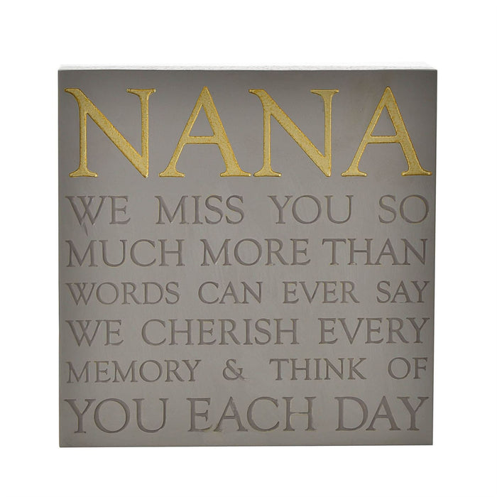 Thoughts of You Memorial Square Plaque