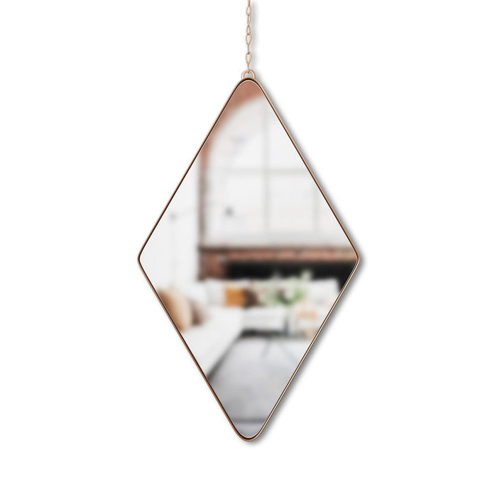 Umbra Dima Diamond Shaped Set of 3 Mirrors with Hanging Chains