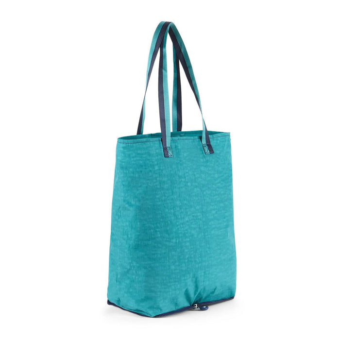 Kipling Hip Hurray 5 Turquoise Dream Folding Shopping Bag