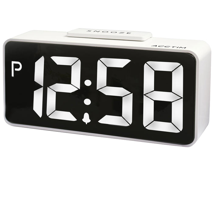 Acctim Talos White Smart Connect Digital Alarm Clock