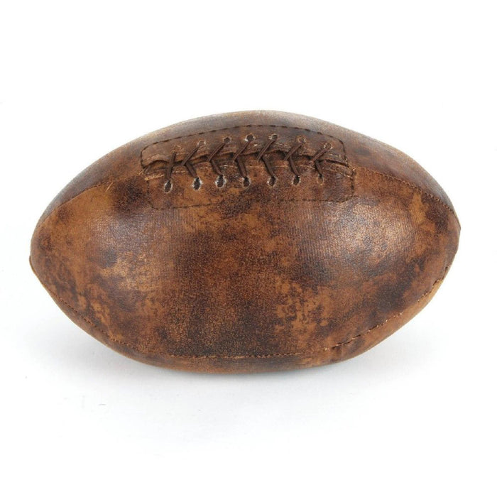Hestia Faux Leather Door Stop Rugby Ball or Football