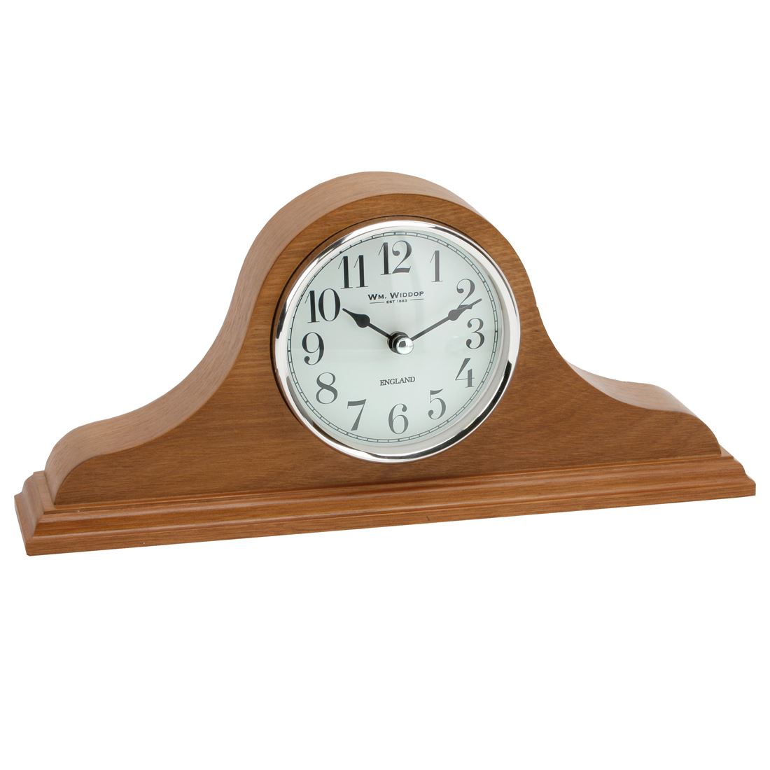 Wm.Widdop Napoleon Wood Mantel Clocks — Aspen Of Hereford Ltd