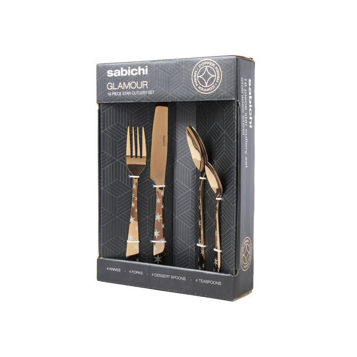 Sabichi Glamour 16 Piece Cutlery Set