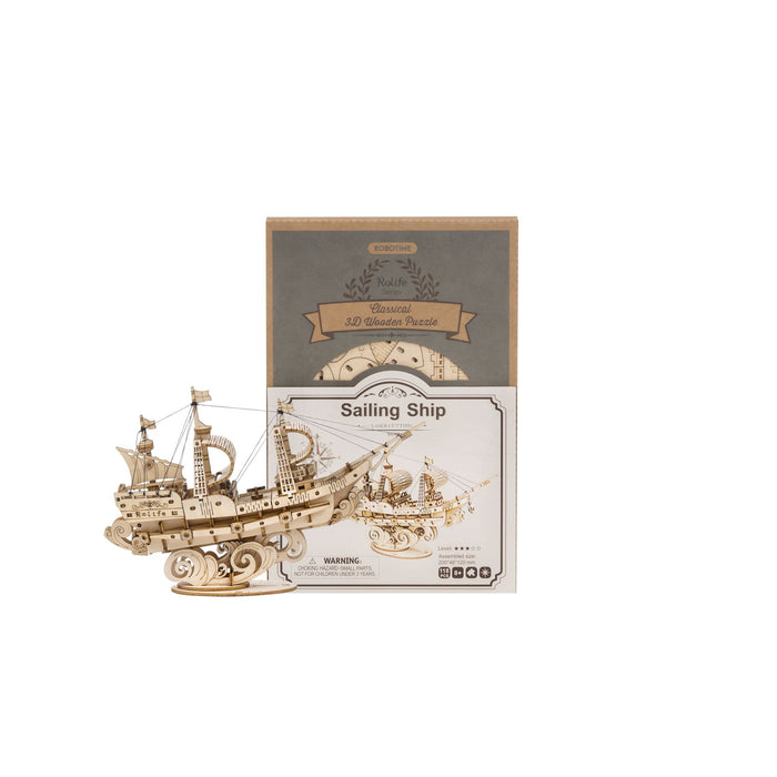 3d Model Craft Rolife Robotime Rolife Self-Build 3D Model Kit - Ships — Aspen Of Hereford Ltd