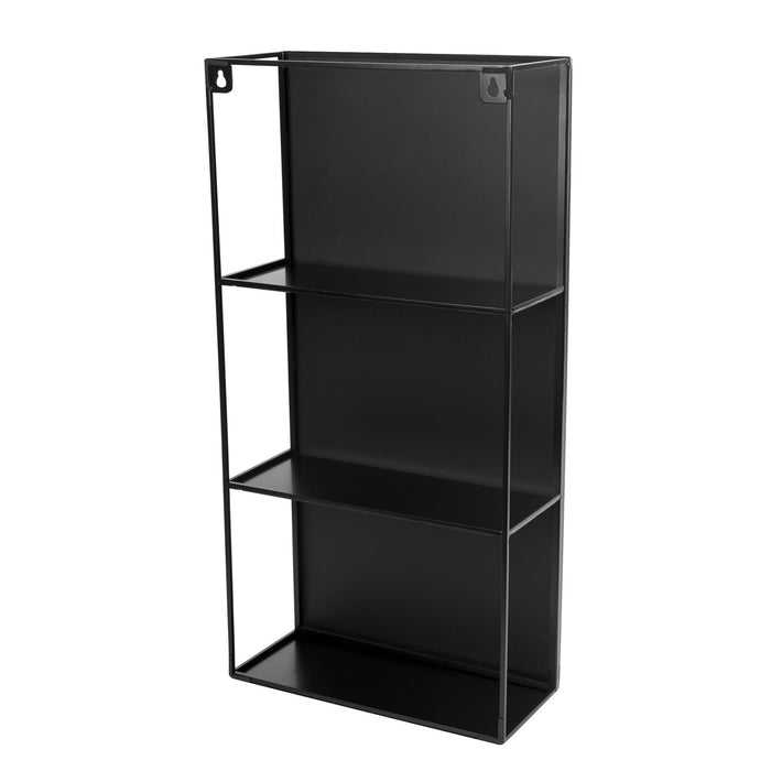 Umbra Cubiko/Cirko Black Mirror with Shelves