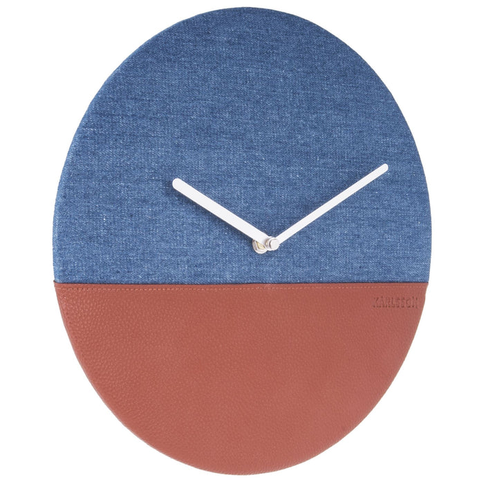 Karlsson Leather & Jeans 30cm Wall Clock